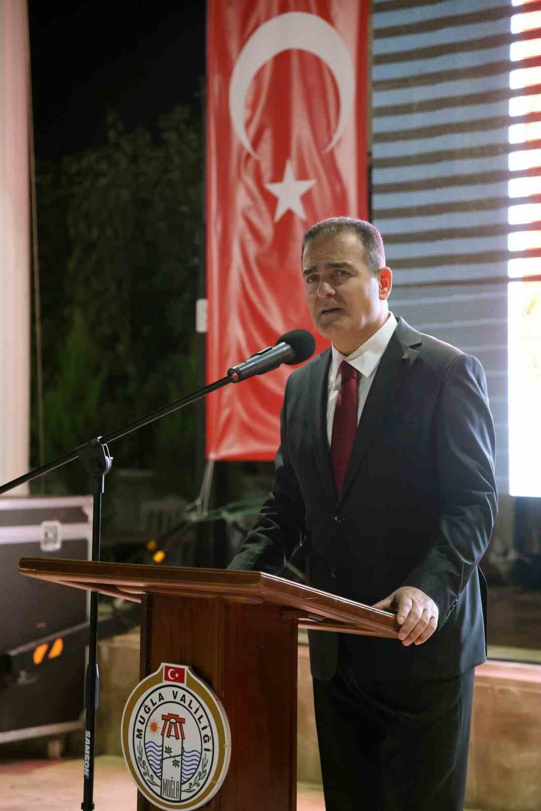 Muğla’da 30 Ağustos Zafer Bayramı kabul töreni