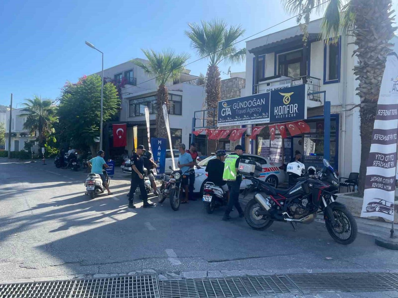 Bodrum’da 76 sürücüye cezai işlem uygulandı