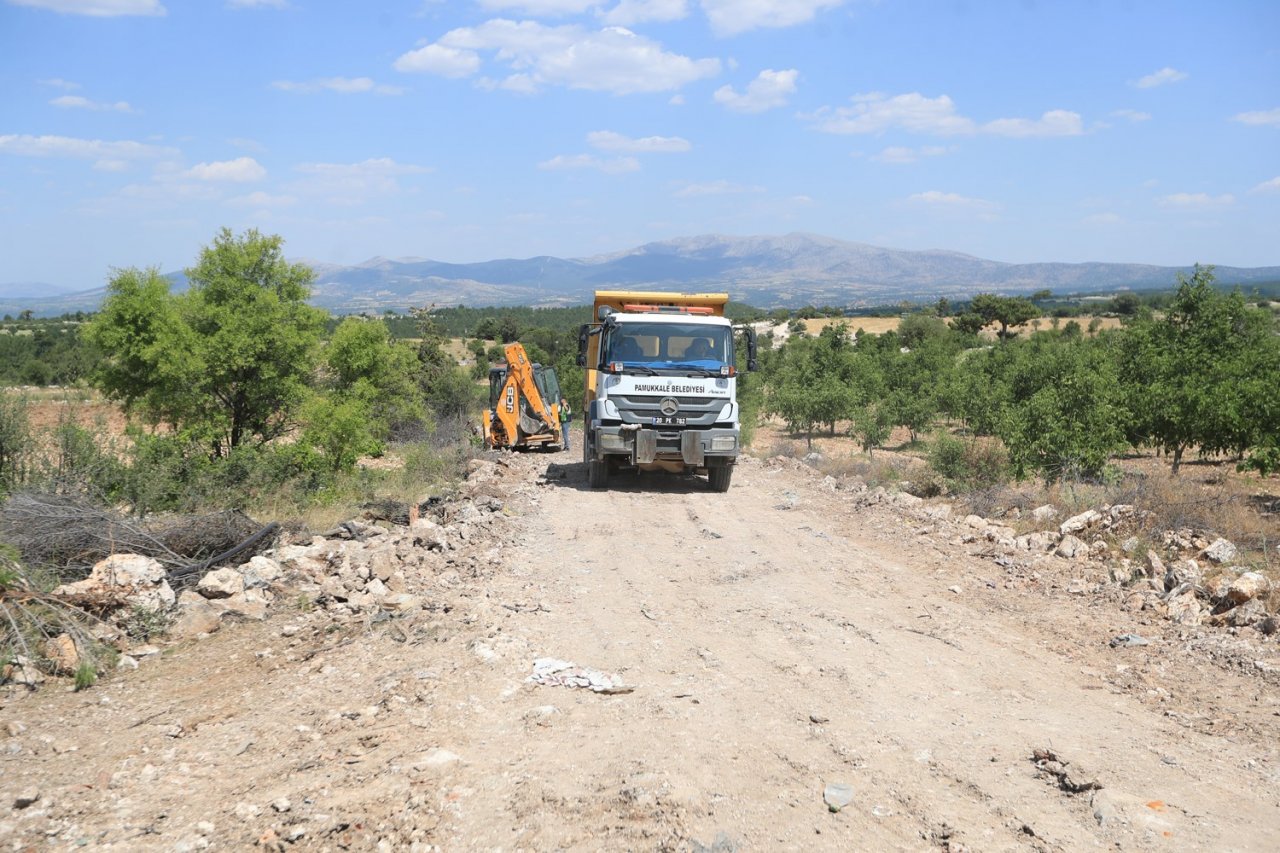 Turizm ilçesi Pamukkale’de tarım da gelişiyor