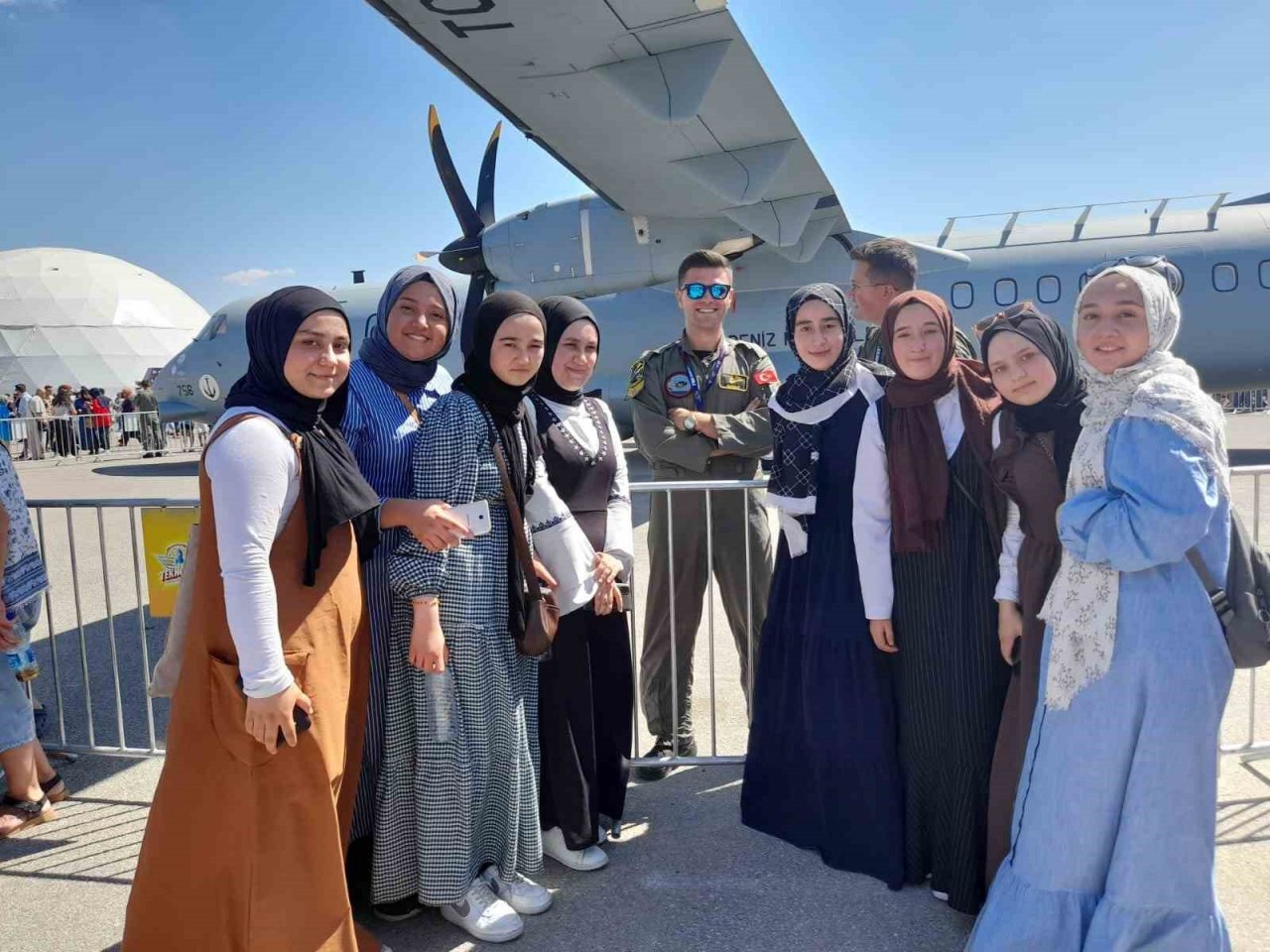 Afyonkarahisarlı Kur’an Kursu öğrencileri TEKNOFEST’i gezdi