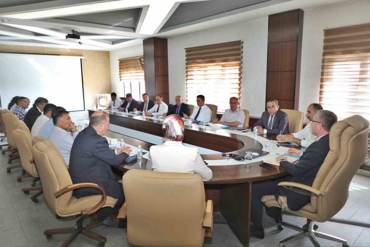 Ağrı’da yeni eğitim-öğretim yılına hazırlık toplantısı yapıldı