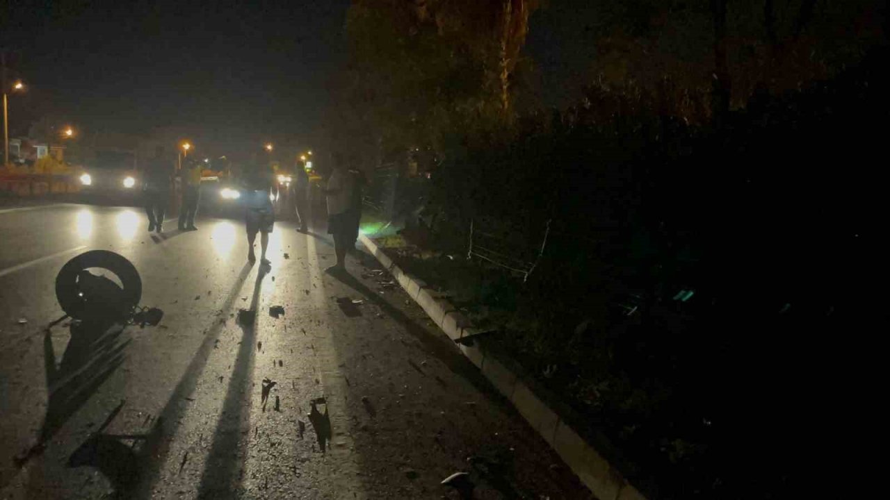 Kaza yapan sürücü aracı bırakıp kaçtı