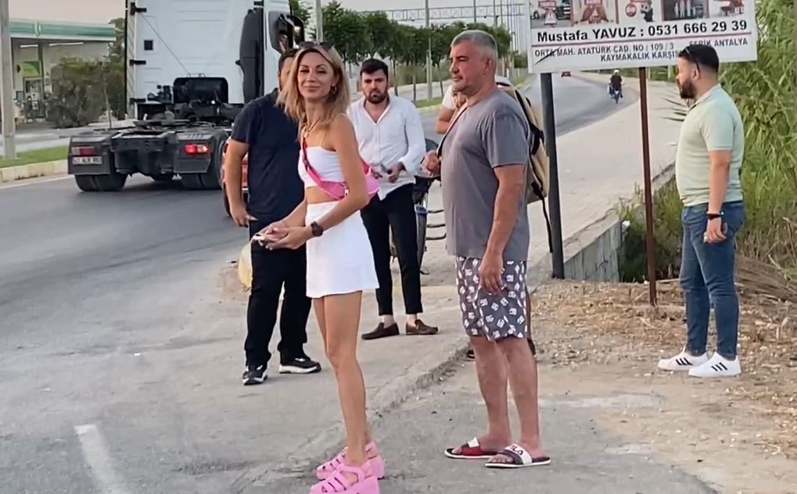 Spor arabası sulama kanalına düşen Ukraynalı kadın şoka girdi