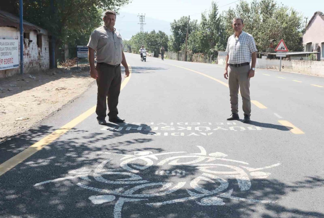 Aydın Büyükşehir’in yol çalışması vatandaşları memnun etti
