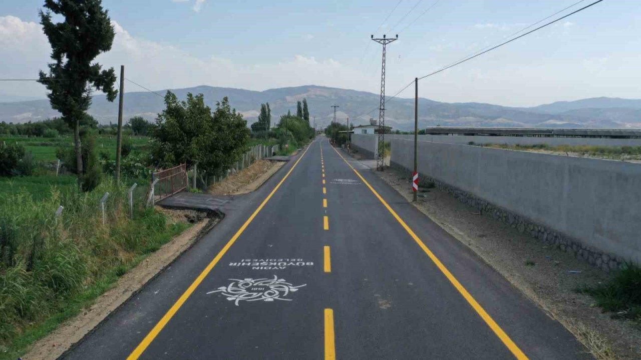 Aydın Büyükşehir’in yol çalışması vatandaşları memnun etti