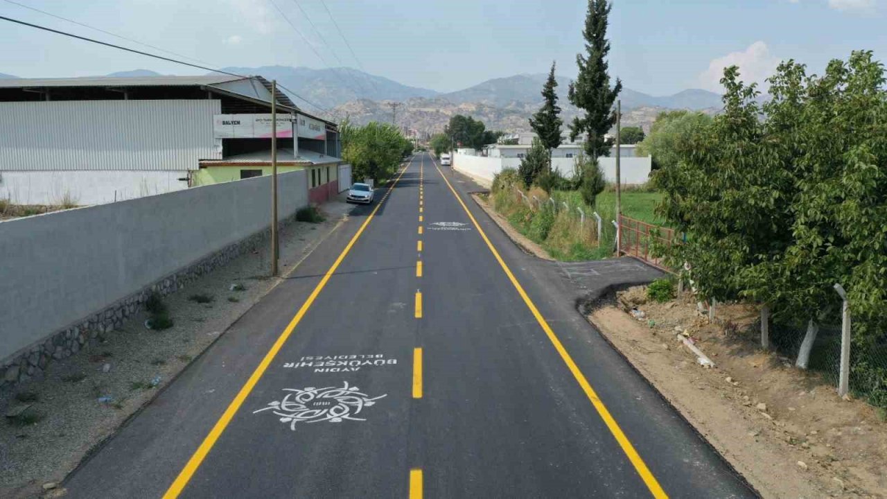 Aydın Büyükşehir’in yol çalışması vatandaşları memnun etti