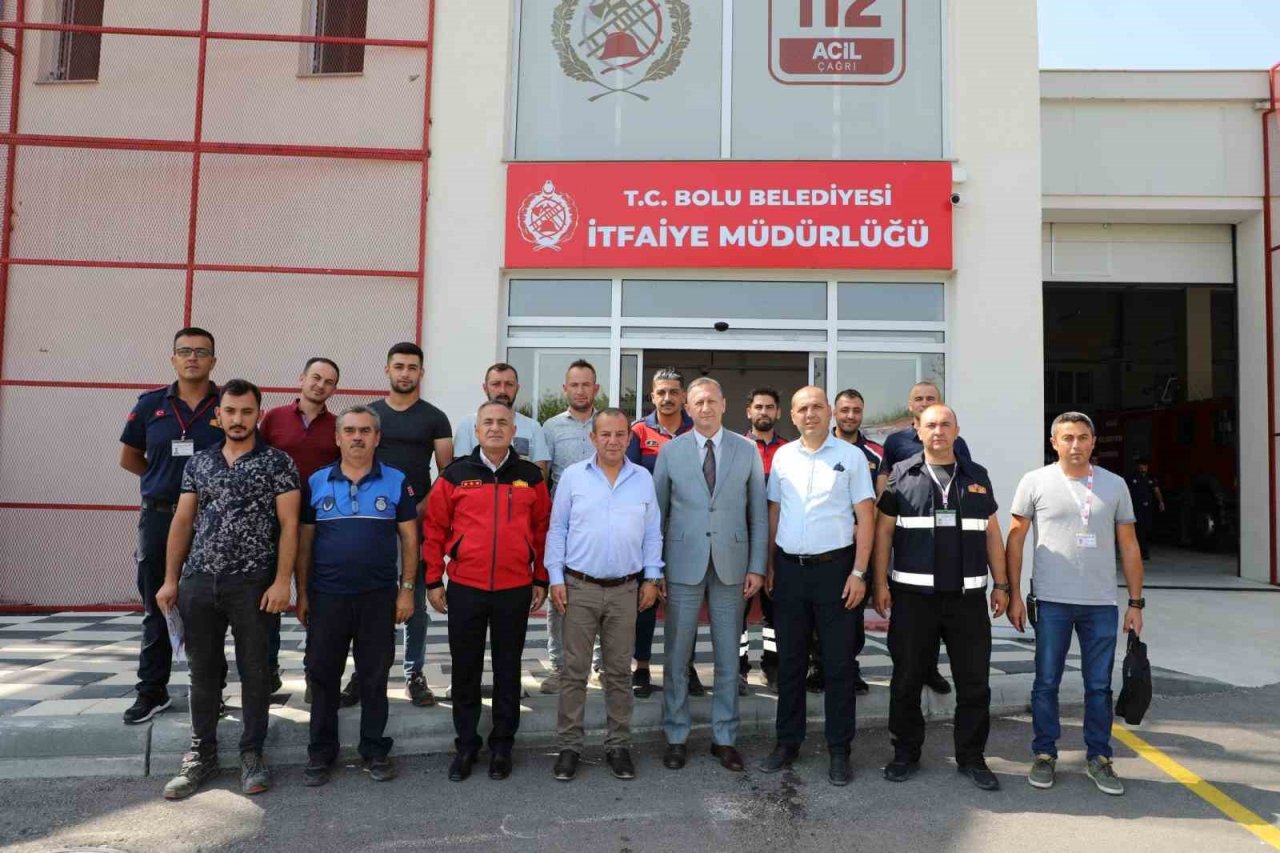 Bolu Belediyesi İtfaiyesi’nden ilçe ve belde itfaiye erlerine eğitim desteği