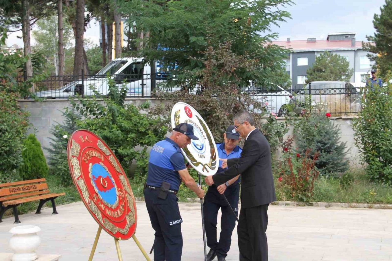 Atatürk’ün Suşehri’ne gelişinin 104. yılı törenle kutlandı
