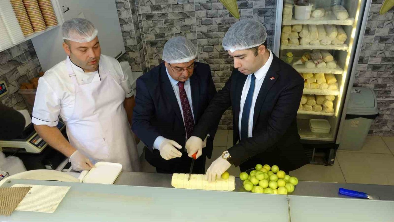 Avrupa Birliği Coğrafi İşaretli Bayramiç Beyazı’nın dondurması yapıldı