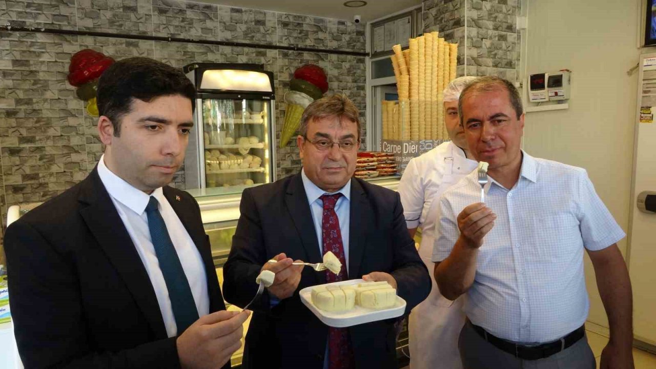 Avrupa Birliği Coğrafi İşaretli Bayramiç Beyazı’nın dondurması yapıldı