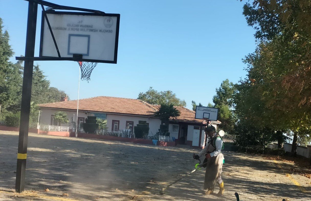 Canik’te okullar sezona hazırlanıyor