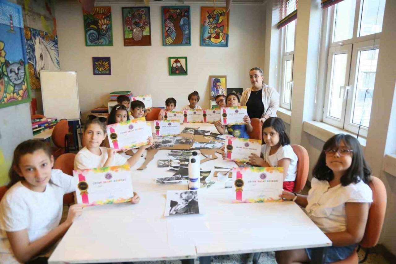 Çocuk Sanat Merkezi kursları tamamlandı