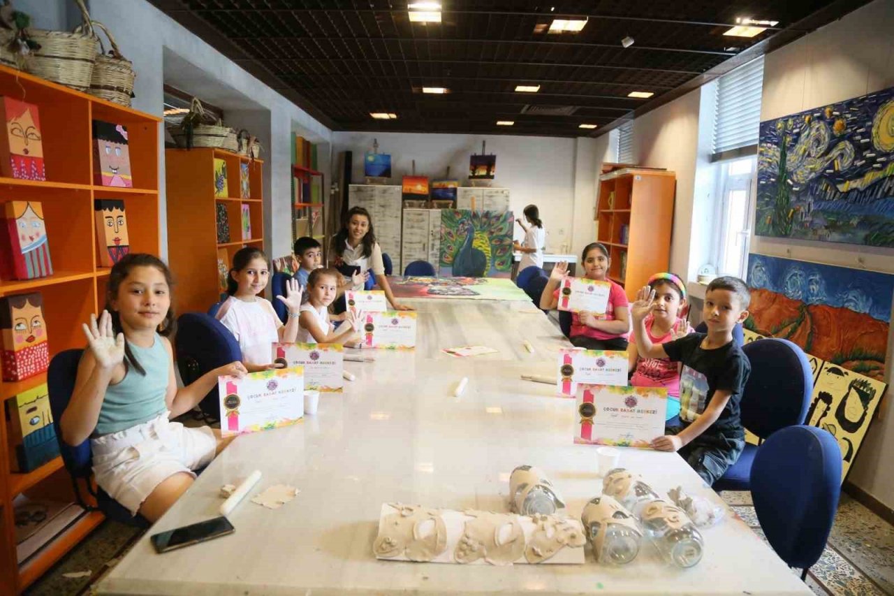 Çocuk Sanat Merkezi kursları tamamlandı