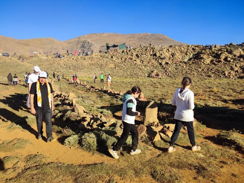 7 asırlık gelenek Sanrıdas Dağının 2300 rakımlı zirvesinde yaşatıldı