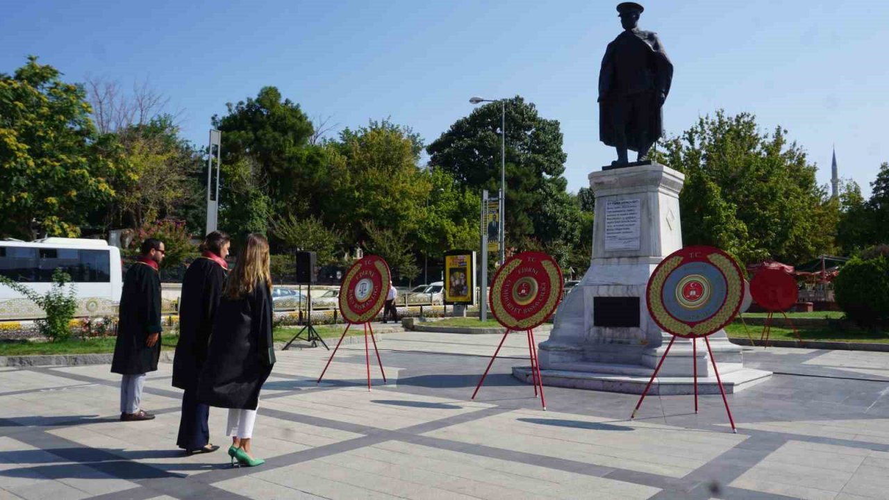 Edirne’de adli yılın başlaması nedeniyle tören düzenlendi