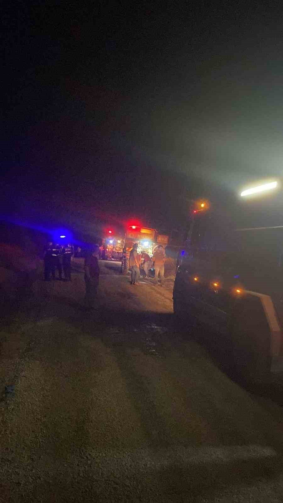 Gediz’de korkutan yangın