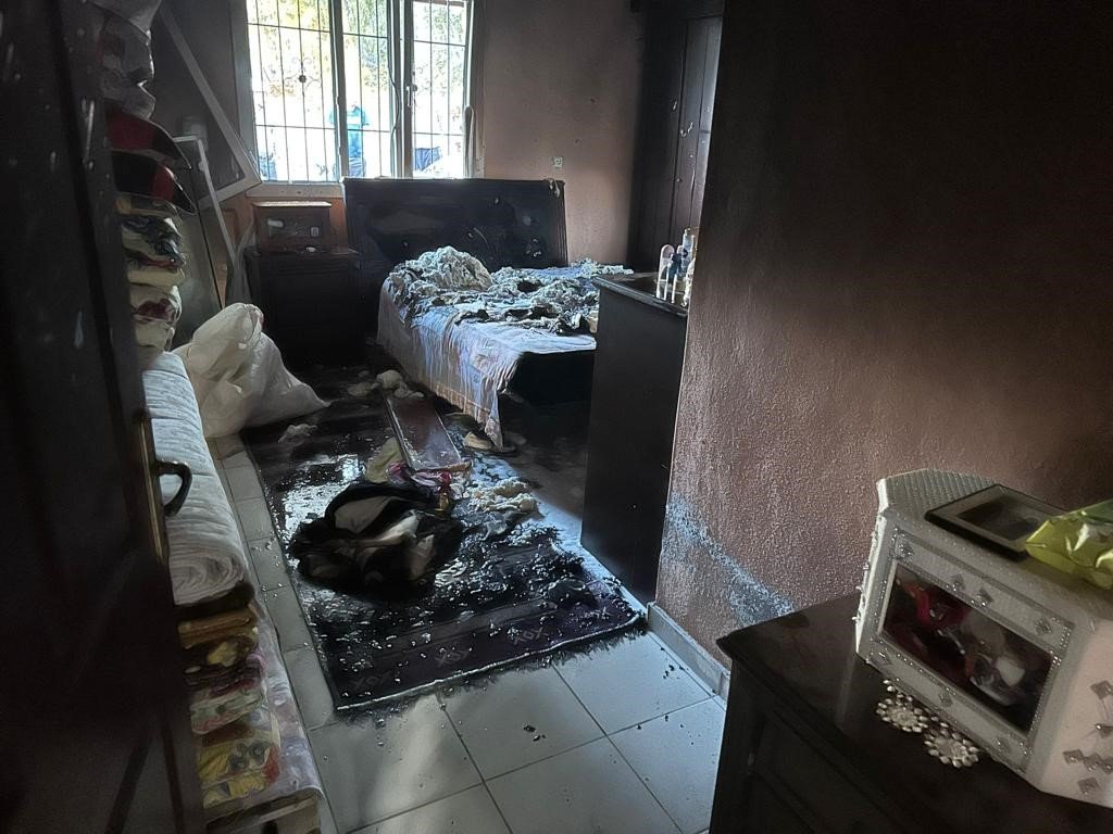 Hatay’da ev yangını söndürüldü