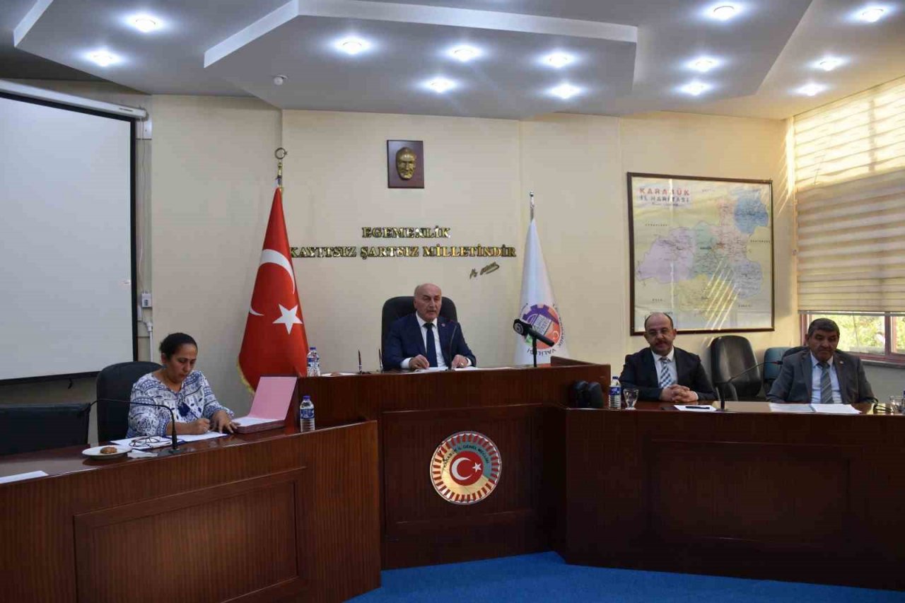 Karabük İl Genel Meclisi Eylül Ayı Toplantısı yapıldı