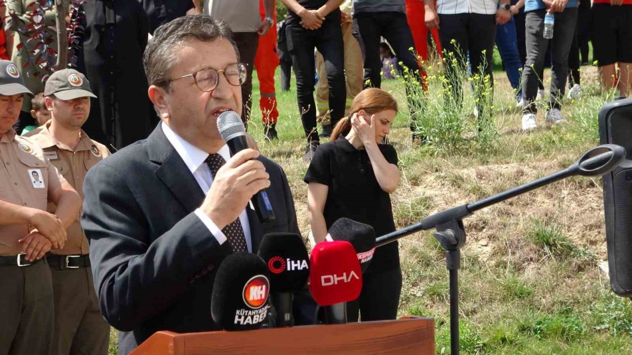 Şehit olan ormancı için tören düzenlendi