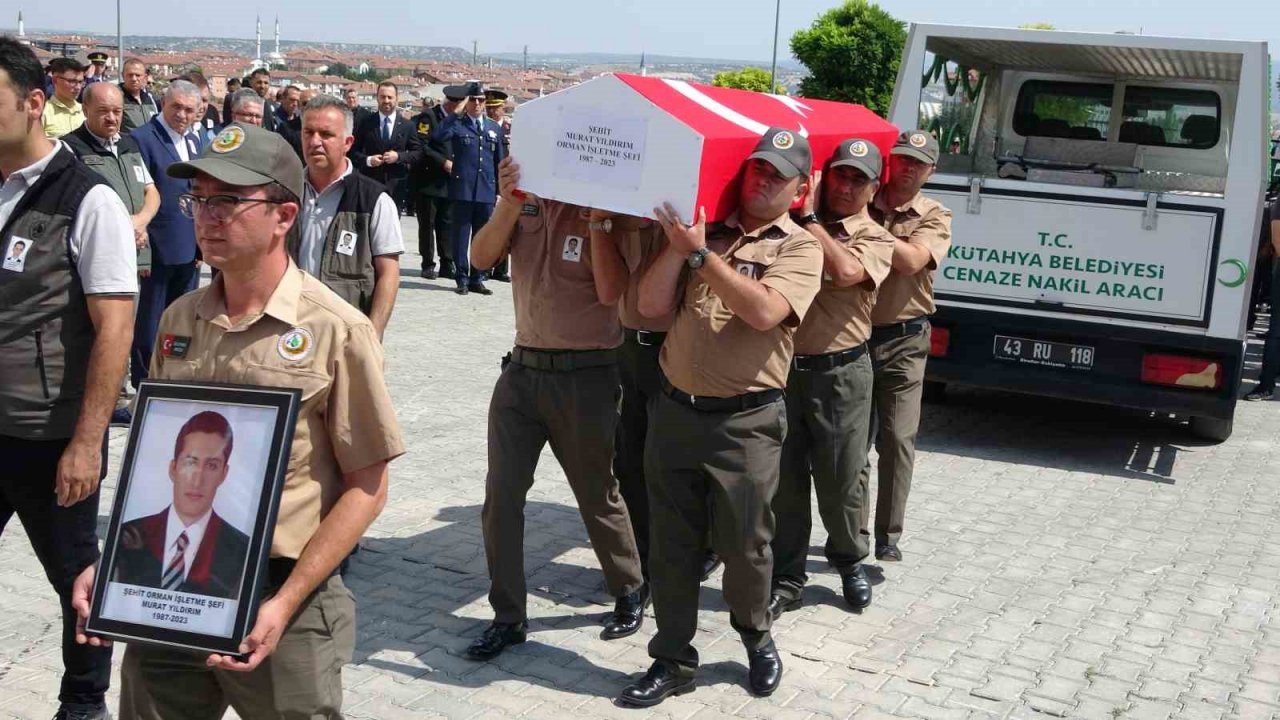 Şehit olan ormancı için tören düzenlendi