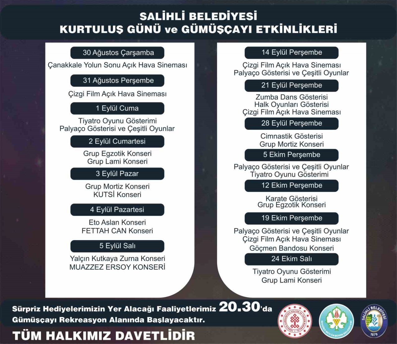 Başkan Kayda’dan Salihli’nin kurtuluş şölenine davet