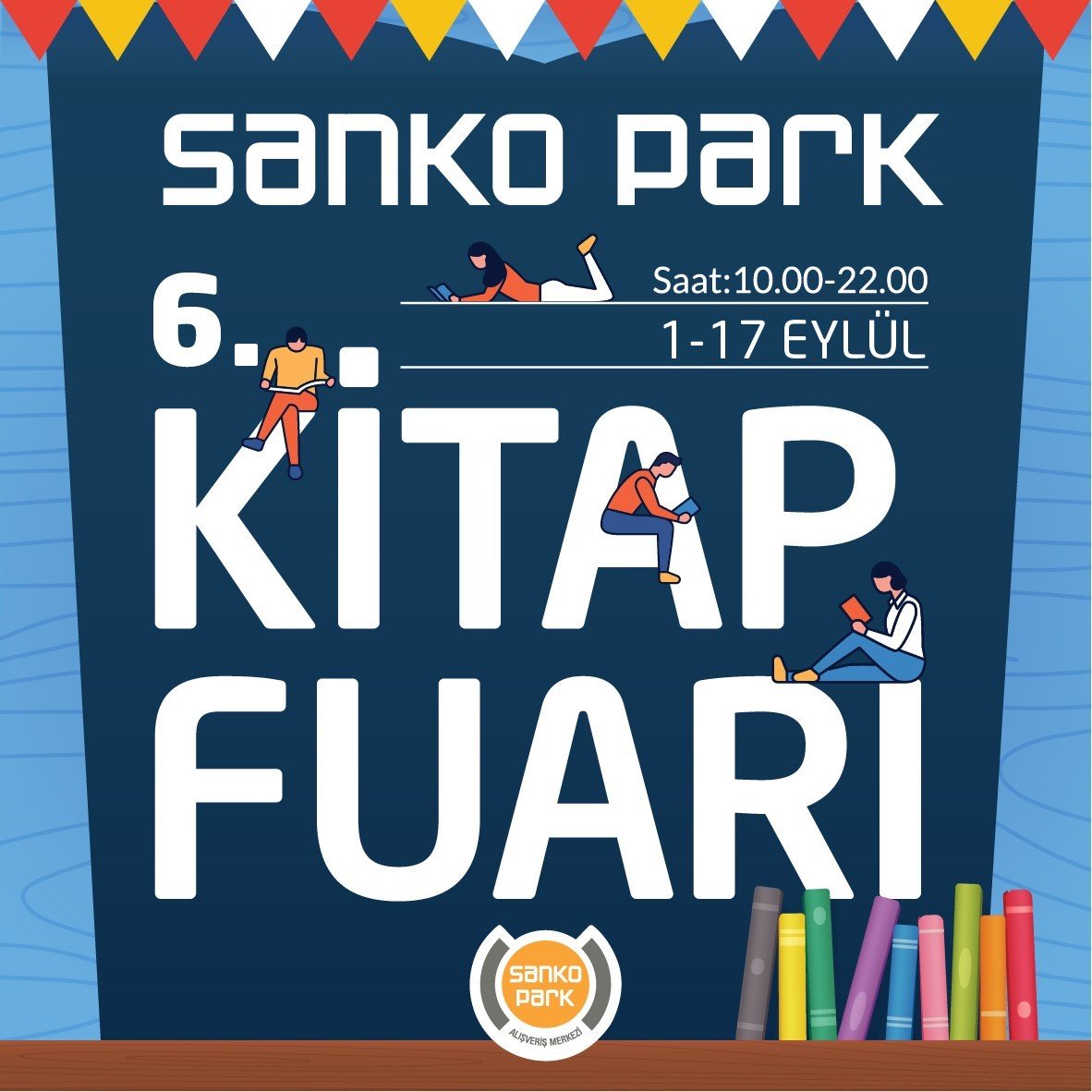 SANKO Park’ta kitap fuarı açıldı