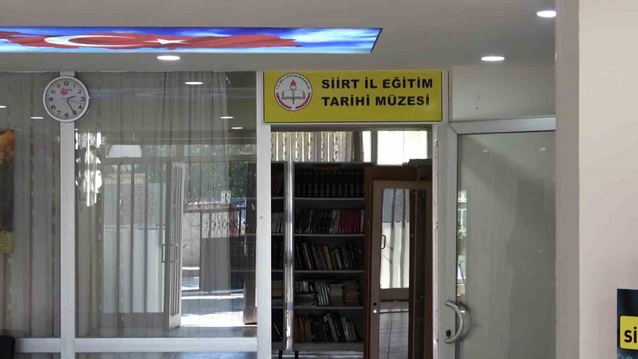 Siirt Lisesi müzesi tarihe ışık tutuyor