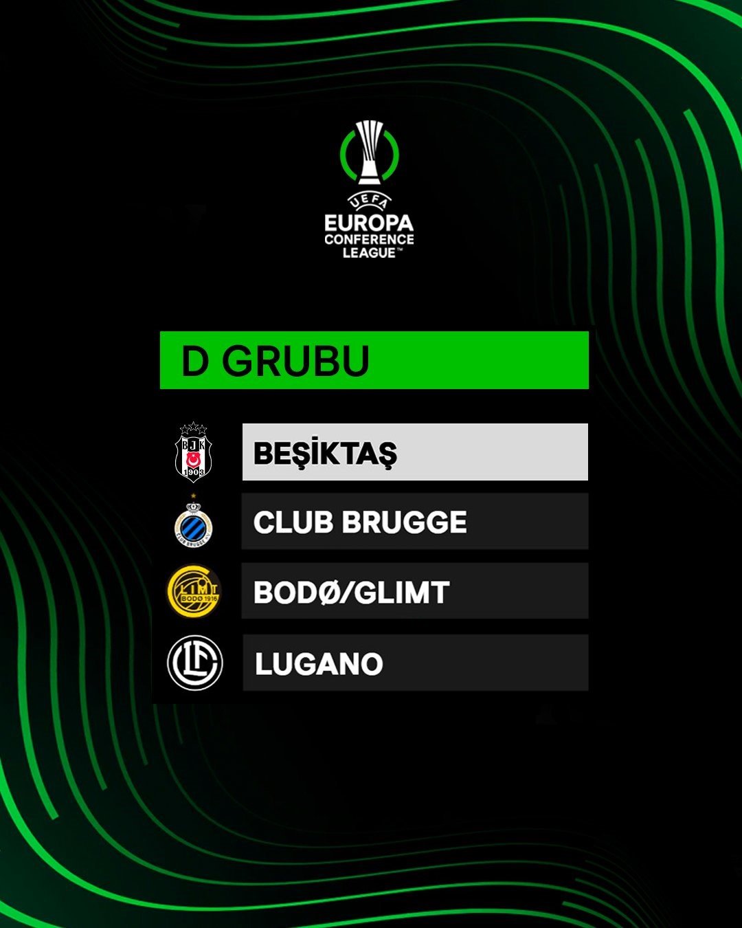 Fenerbahçe ve Beşiktaş’ın UEFA Avrupa Konferans Ligi’ndeki rakipleri belli oldu