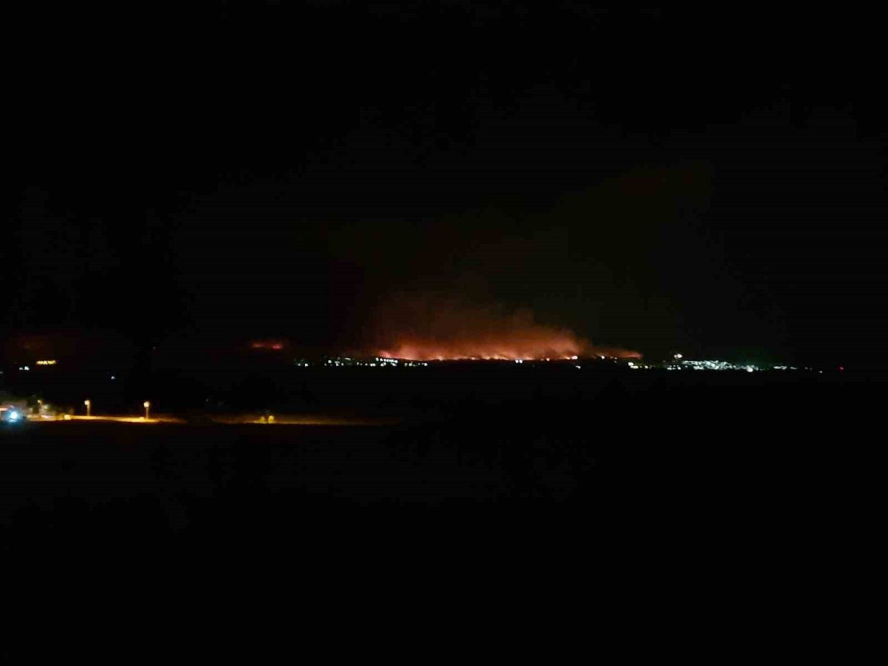 Yunanistan’daki yangın Edirne sınırına dayandı, gökyüzünü dumanlar kapladı