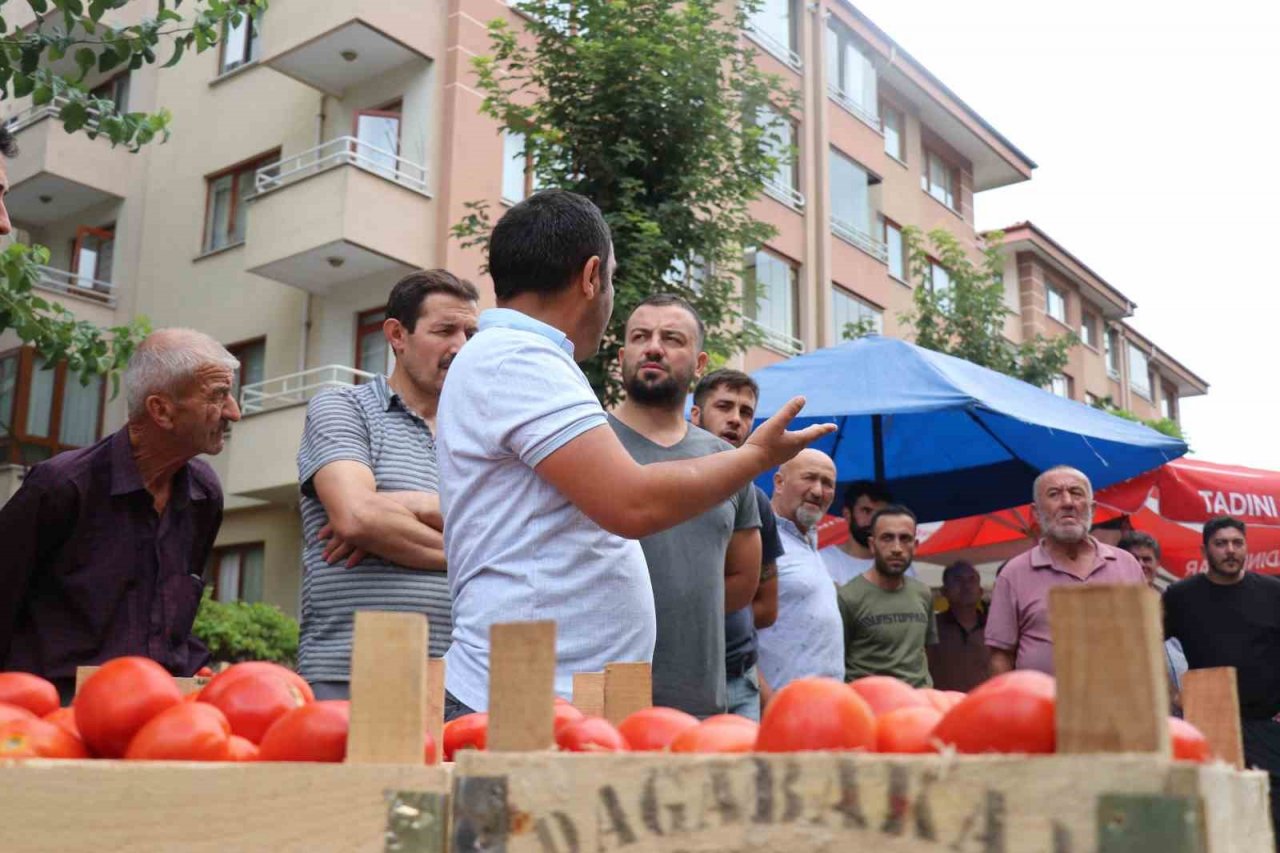 Bolu’da pazarcı esnafından tepki