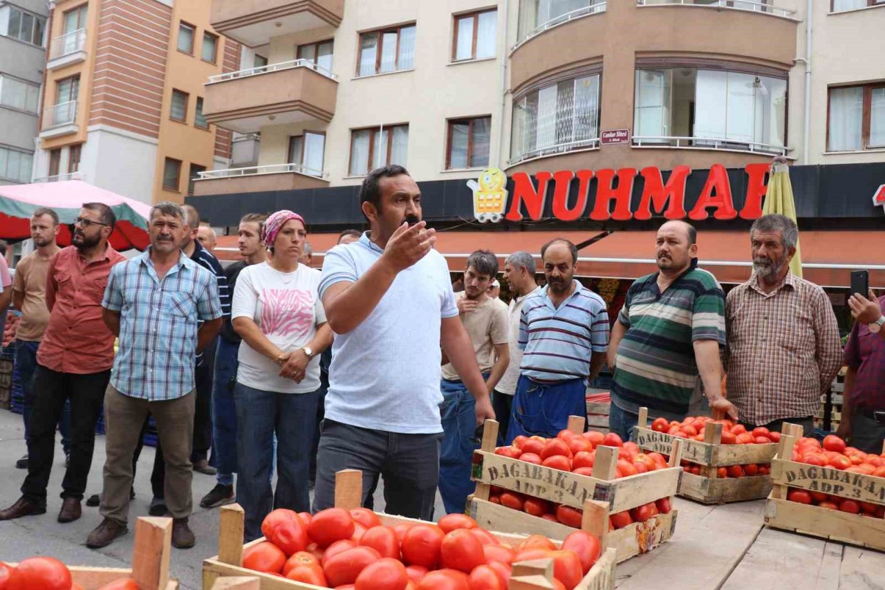 Bolu’da pazarcı esnafından tepki