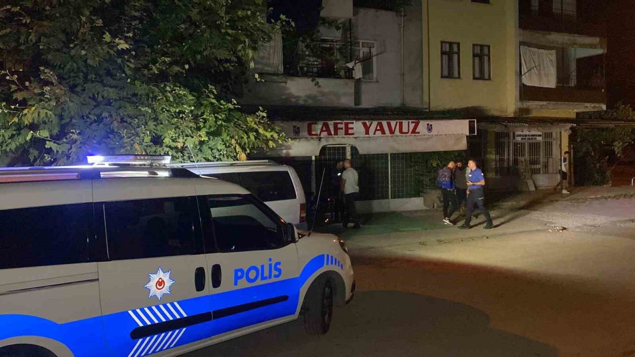 Düzce’de kahvehaneye silahlı saldırı