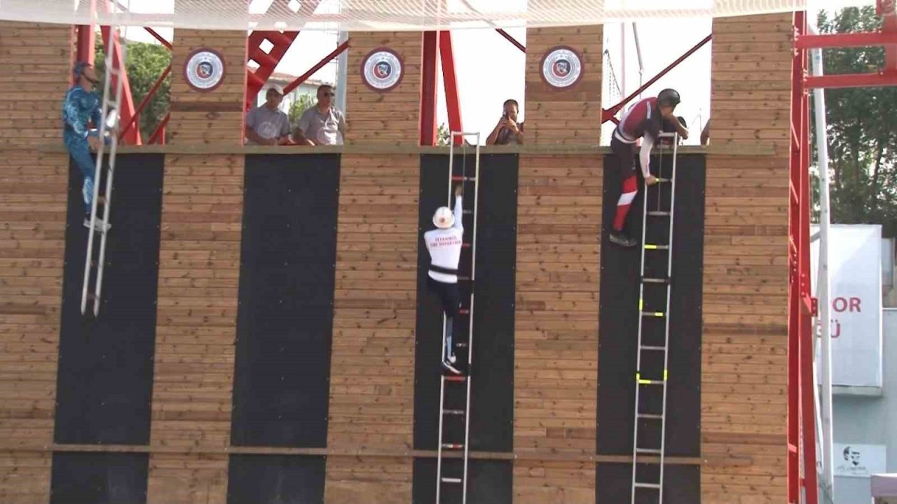 Dünya itfaiyecileri yangına değil, madalyaya koştu