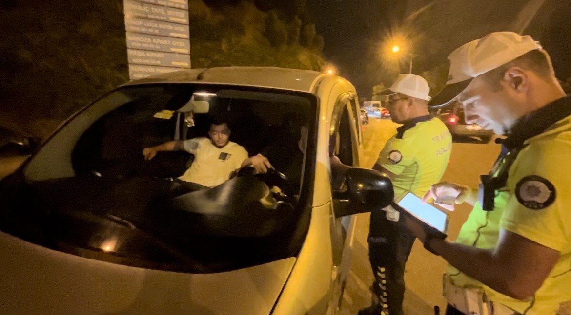 Sinop’ta polisten alkol denetimi