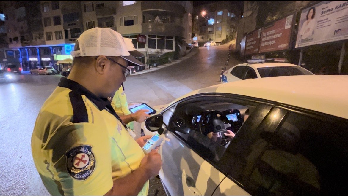 Sinop’ta polisten alkol denetimi