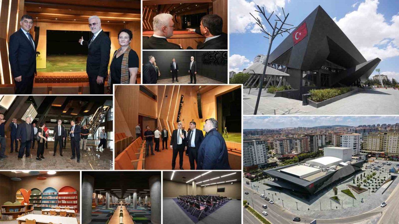 Tamer Karadağlı D.T. Şehitkamil Sahnesi ve Şehitkamil Sanat Merkezi’ne hayran kaldı