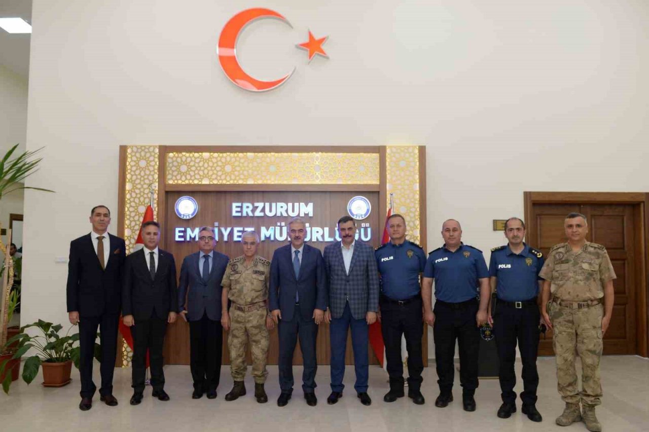 Jandarma Genel Komutanı ve Emniyet Genel Müdürü Erzurum’daydı