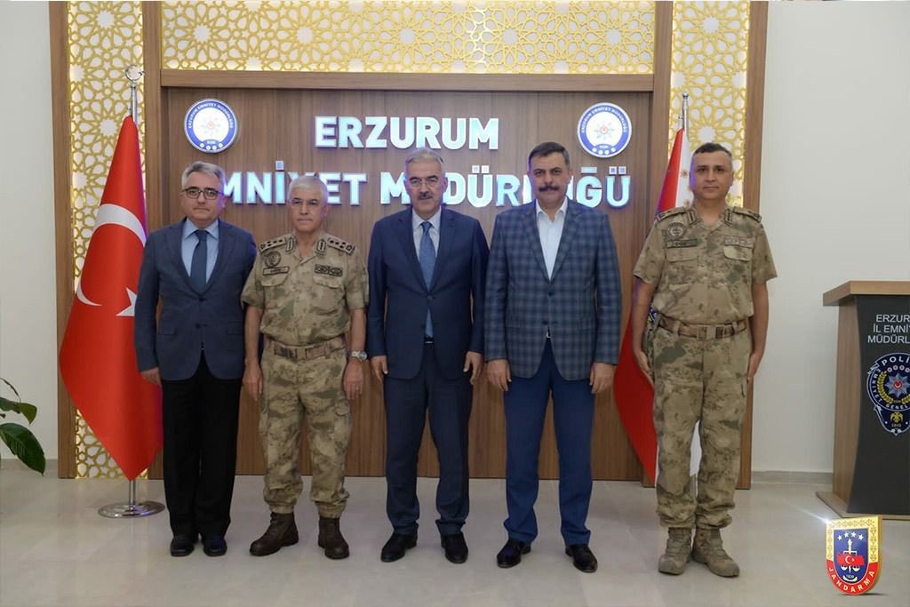 Jandarma Genel Komutanı ve Emniyet Genel Müdürü Erzurum’daydı