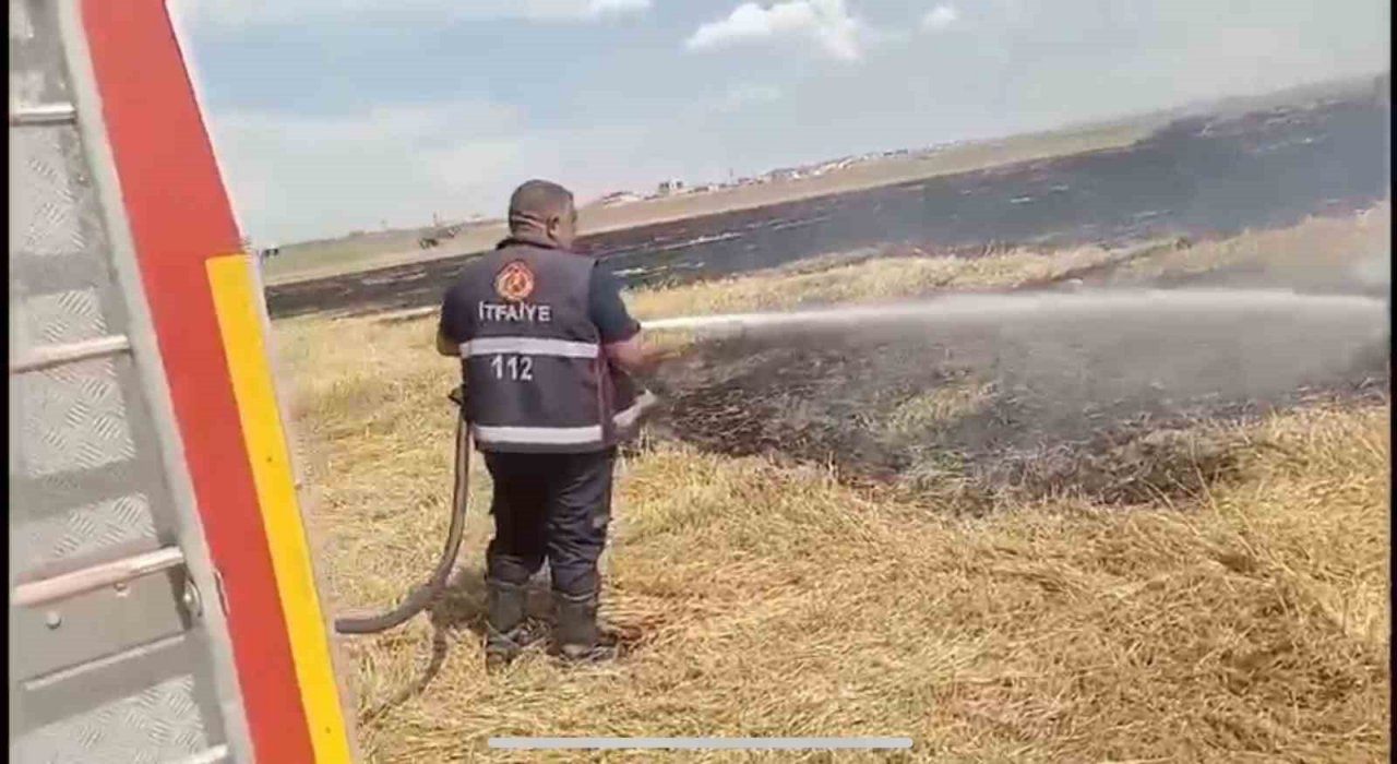 Kars’ta örtü yangınları söndürüldü