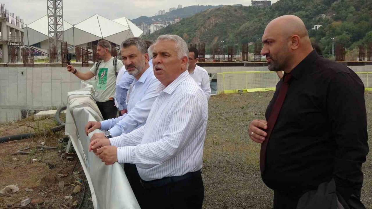 Trabzon Şehir Hastanesi inşaatı sürüyor