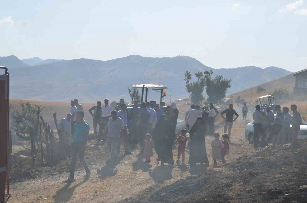 Muş’ta elektrik tellerinin genleşmesi sonucu çıkan yangında 1 kişi yaralandı