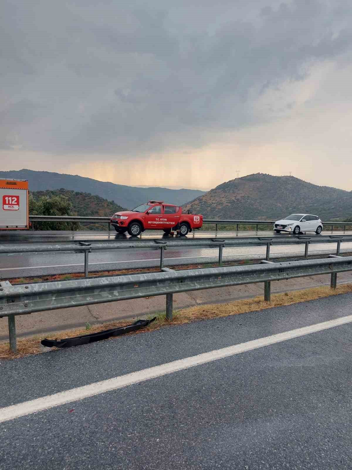 Aydın’da zincirleme trafik kazası: 8 yaralı