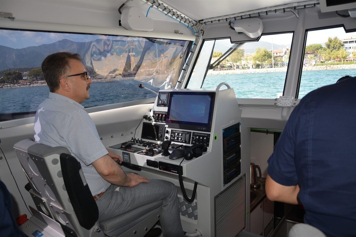 Kaymakam Odabaş’tan Sahil Güvenlik Akçay Kolluk Destek Tim Komutanlığına ziyaret