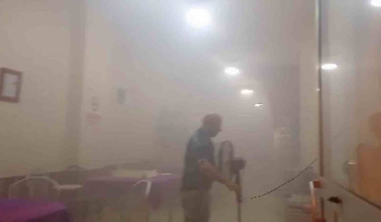 Elazığ’da korkutan yangın: Sporcular müdahale edip söndürdü