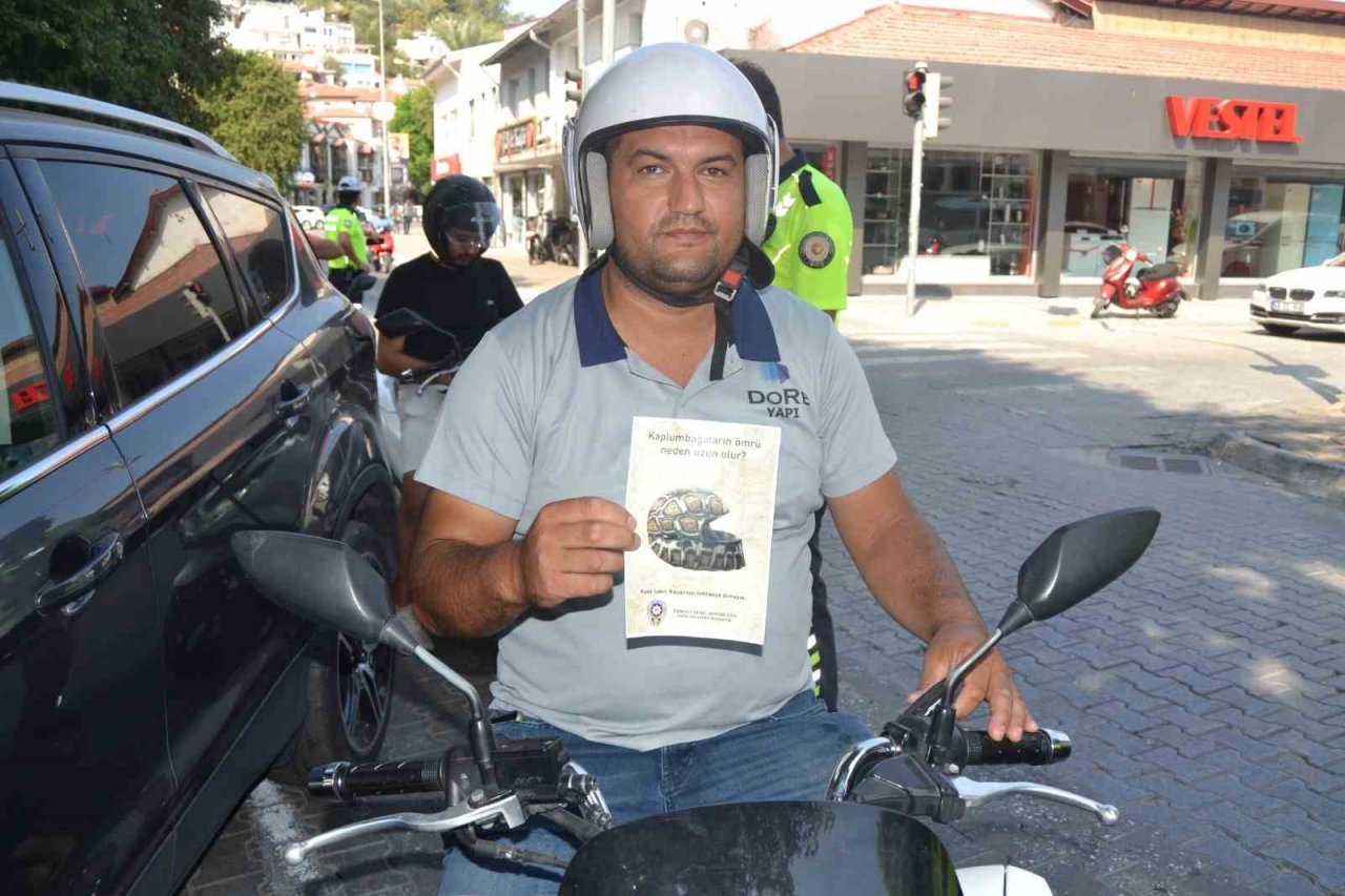 Fethiye’de motosiklet denetimi yapıldı