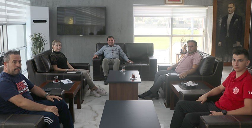 Kabakcı, başarılı sporcuyu ağırladı