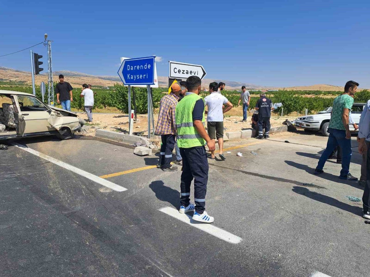Malatya’da trafik kazası: 5 yaralı