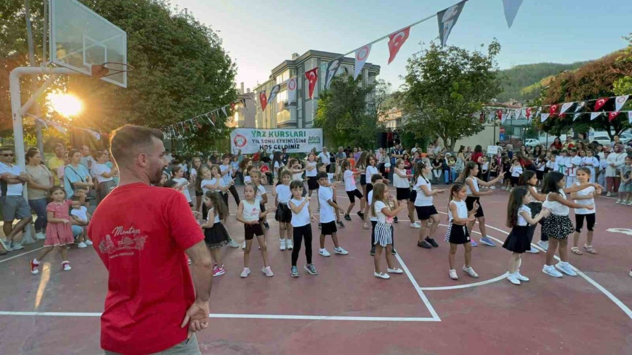 Yaz spor kursları etkinliklerle sona erdi