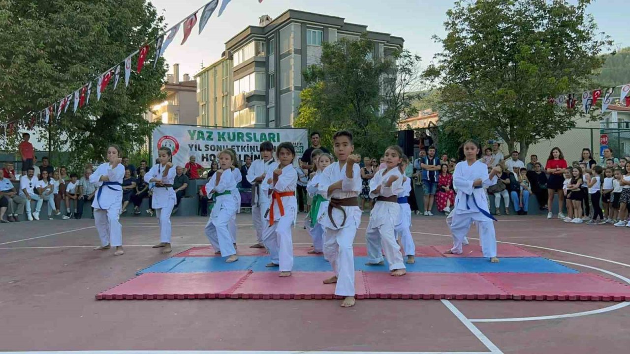 Yaz spor kursları etkinliklerle sona erdi