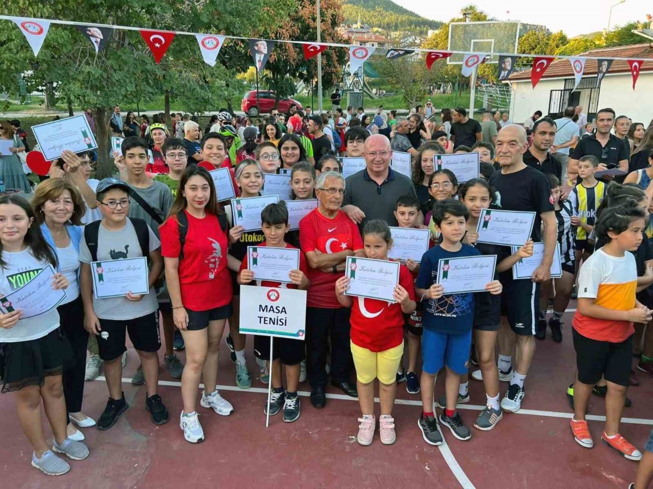 Yaz spor kursları etkinliklerle sona erdi